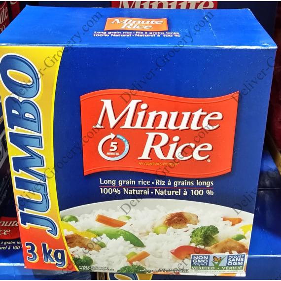 Minute Rice 3 kg DeliverGrocery Online (DG), 93542793 Québec Inc.