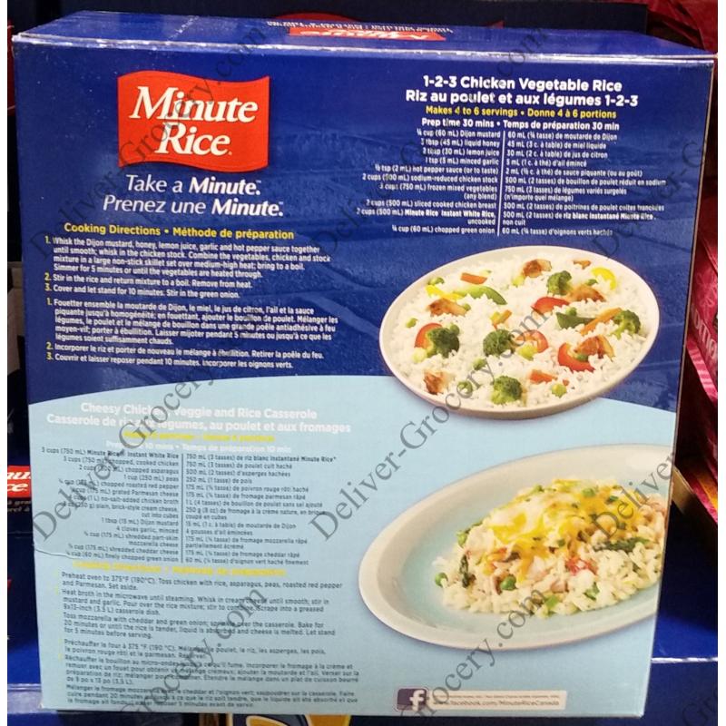Minute Rice 3 kg DeliverGrocery Online (DG), 93542793 Québec Inc.