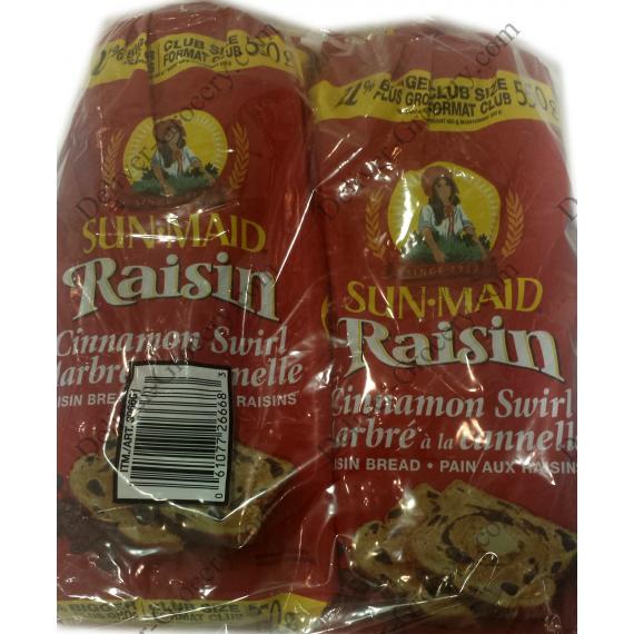 Sunmaid Raisin Bread, 3 x 450 g DeliverGrocery Online (DG), 9354