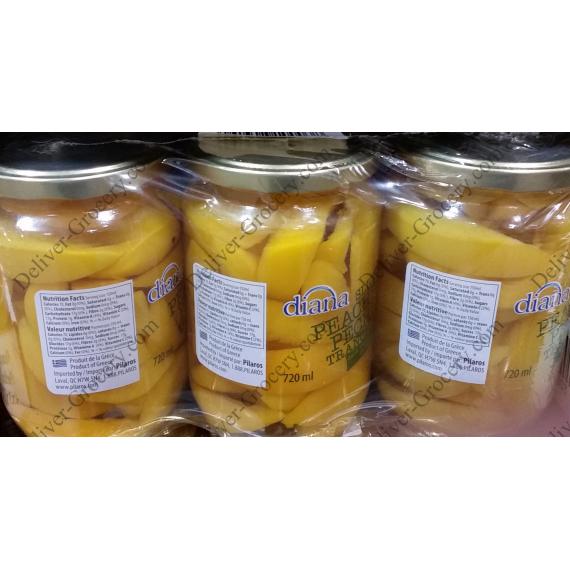 Dianas Peaches Slices, 3 x 720 ml