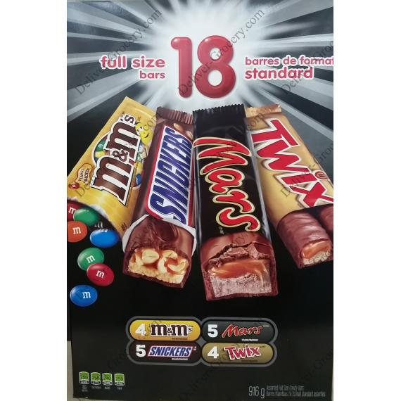 Mars Variety Pack Bar, 18 x bars