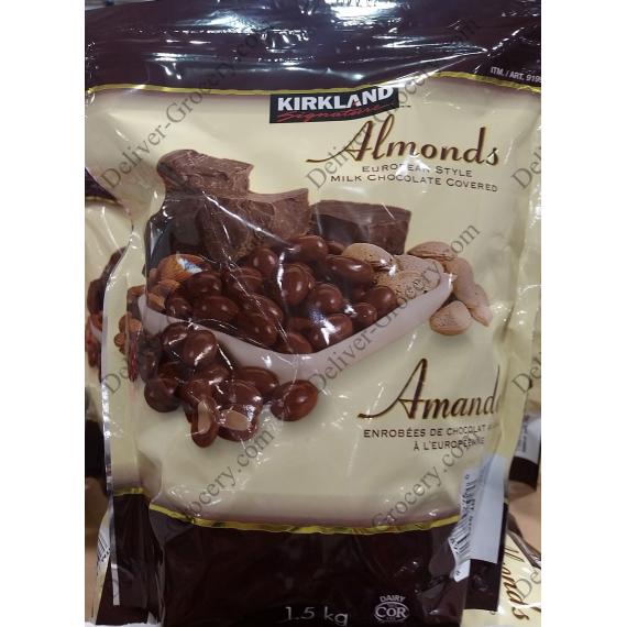 Kirkland Signature Chocolate Almonds, 1.5 kg DeliverGrocery Online