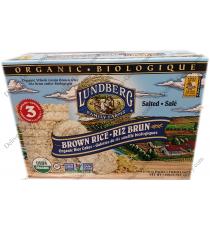 Lundberg Bio Riz Brun à Grain Entier Gâteau, 3 x 241 g packs