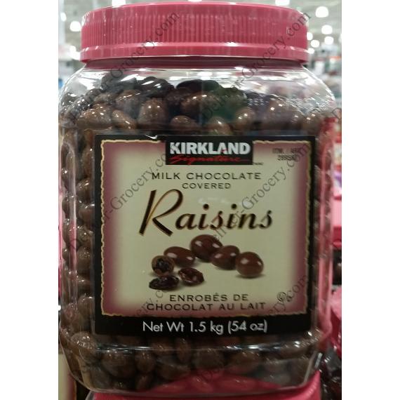 Kirkland Signature Milk Chocolate Raisins, 1.5 kg DeliverGrocery