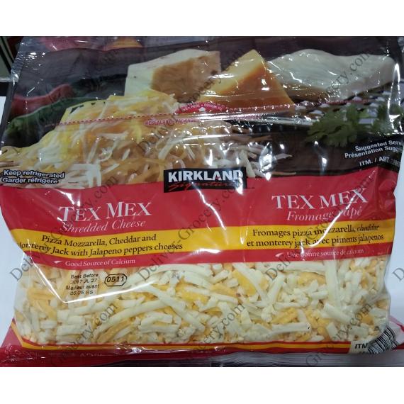 Kirkland Signature TEX MEX Shredded Cheese, 2 x 625 g
