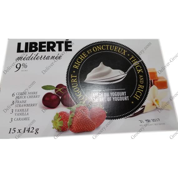 LIBERTE Mediterranean Yogurt, 15 x 142 g