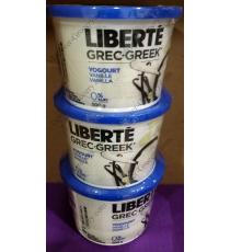 LIBERTE Vanilla Greek Yogurt, 3 x 500 g
