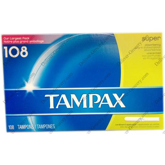 Les Tampons TAMPAX®, 108 X