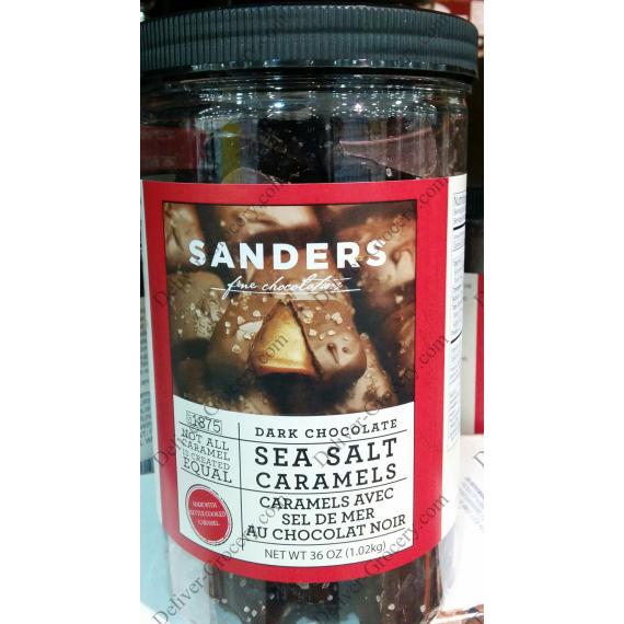 SANDERS Sea Salt & Caramel Dark Chocolate, , 1.02 kg