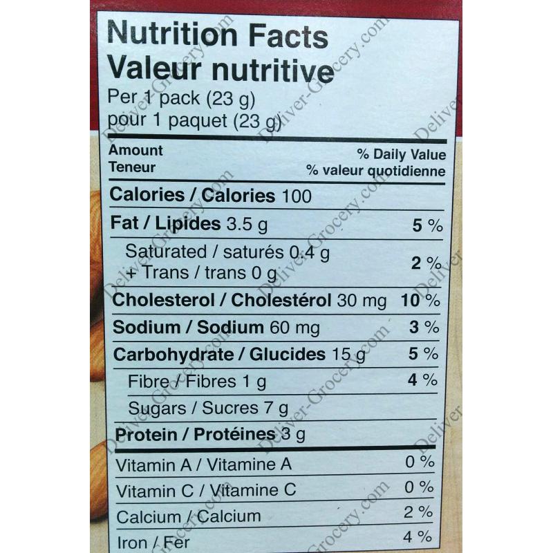 THIN Addictives Cranberry Almond Thins, 30 packs*3, 690 gr DeliverGrocery Online (DG), 9354