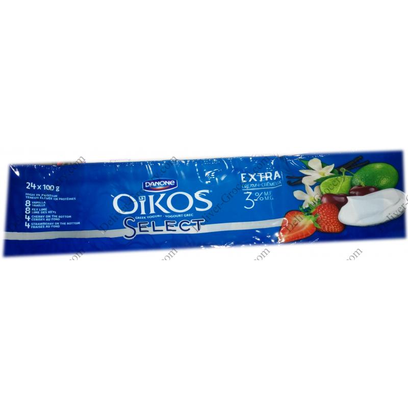DANONE OIKOS Greek Yogurt 3%, 24 x 100 g - Deliver-Grocery Online