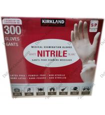 Kirkland Signature Nitrile Medical Examination Gloves Small S/P, 2 x 150