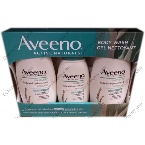 AVEENO Body Wash, 2 x 532 ml + 354 ml