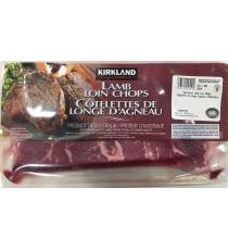 Kirkland Signature, Australian Lamb Loin Chops, Halal - 1 kg (+/- 50 g)
