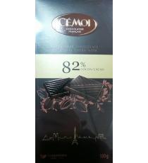 Cémoi Dark Chocolate 82%, 4 x 100 g
