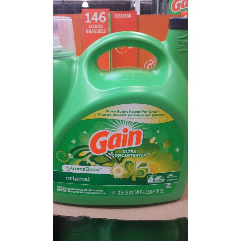 Gain Liquid Laundry Detergent, 5.91 L 146 Wash Loads DeliverGrocery Online (DG), 93542793