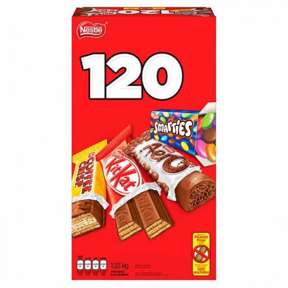 Nestlé, Mini Chocolate Bar Assortment, Pack of 120 DeliverGrocery