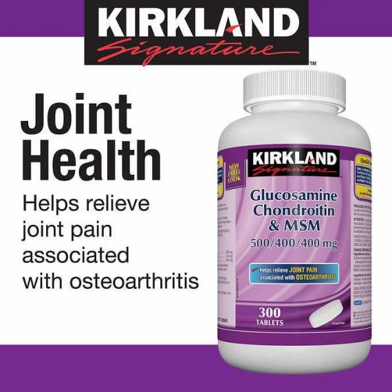Kirkland Signature Glucosamine Chondroitin & MSM