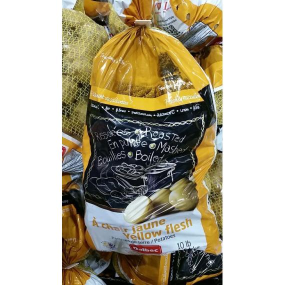 Yellow potatoes Product of Canada No. 1, 4.54 Kg / 10Lb