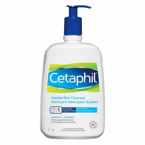 Nettoyant doux pour la peau Cetaphil Sensitive, 1 L