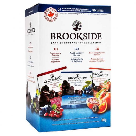 Chocolat noir Brookside, saveurs variées, 40 × 20 g (0,70 oz)