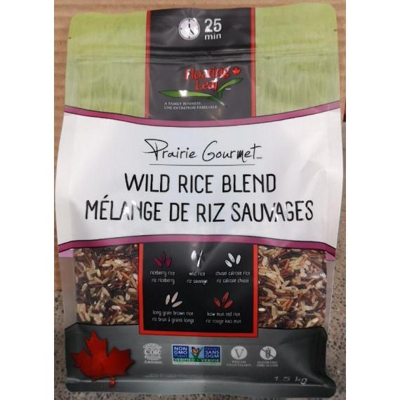 Prairie Gourmet Wild Rice Blend, 1.5 kg DeliverGrocery Online (DG), 93542793 Québec Inc.