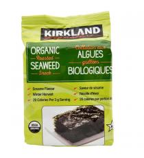 Algues grillées biologiques Kirkland Signature, 10 x 17 g