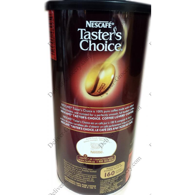 Nescafé Taster’s Choice Café instantané Classique 315 g DeliverGrocery Online (DG), 9354