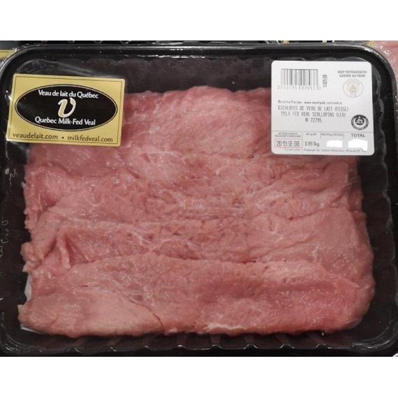 Scaliopini de veau de lait, HALAL, 850 g (+/- 50 g)