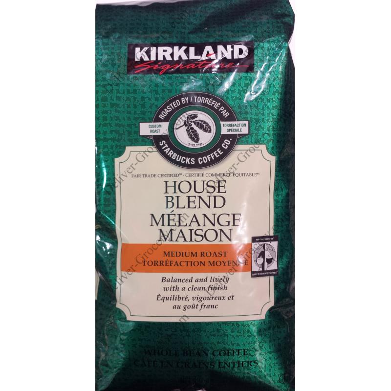 Kirkland Signature Roasted by Starbucks House Blend Coffee, 907 g