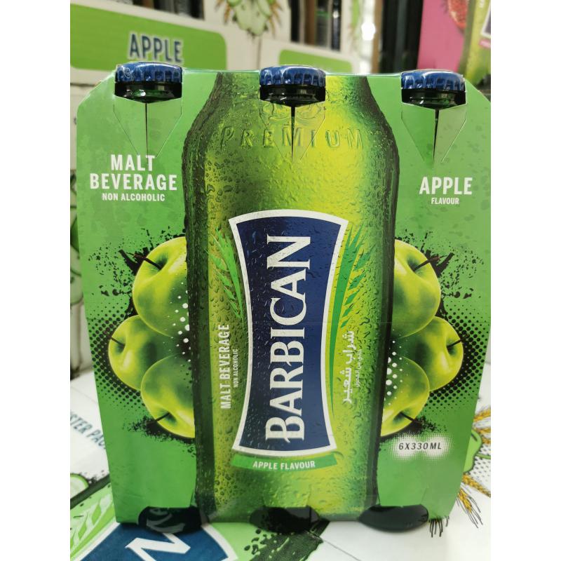 Barbican Nonalcoholic Malt Beverage, Apple Flavour, 6*330 ml Deliver