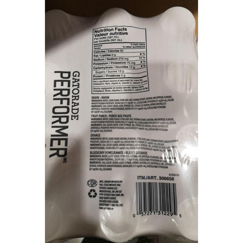 Gatorade G2 Boisson Sportif 28 x 591 ml - Deliver-Grocery Online (DG