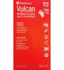 Medicom Vulcan - Gants en nitrile à usage général, moyen, paquet de 150