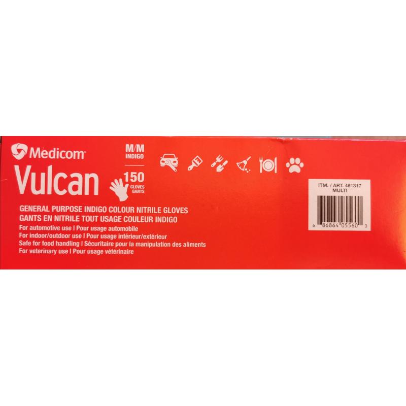 Vulcan Nitrile Gloves (M, L), 150 DeliverGrocery Online (DG