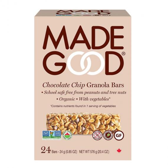 Made Good Chocolate chip Granola Bars, 24*24 gr
