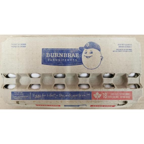 BURNBRAE Farms Extra Large Eggs, 18x DeliverGrocery Online (DG