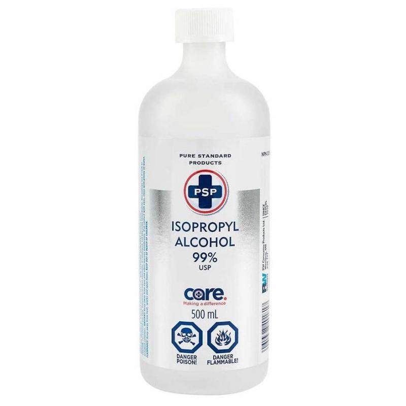 Alcool isopropylique 99, 500 ml DeliverGrocery Online (DG), 93542793 Québec Inc.