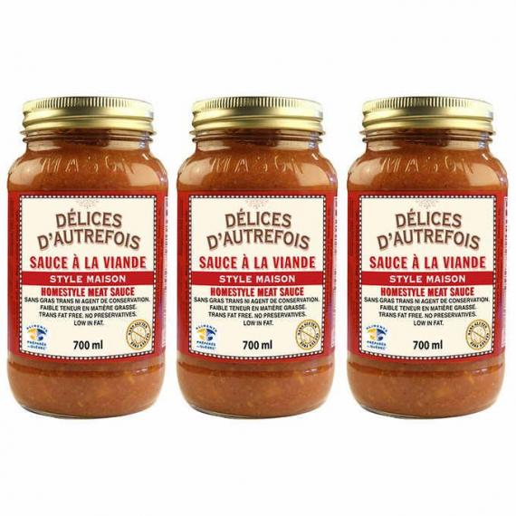 Delices Dautrfoi Meat Sauce, 3*700 ml