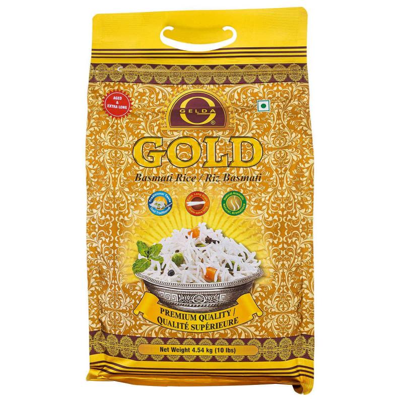 Gelda Gold Basmati Rice 4.54 kg DeliverGrocery Online (DG), 9354