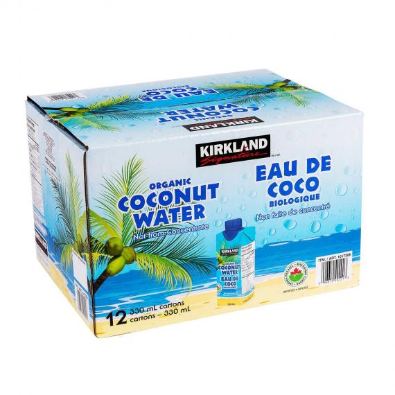 Kirkland Signature Coconut Water Organic 12 x 330 ml