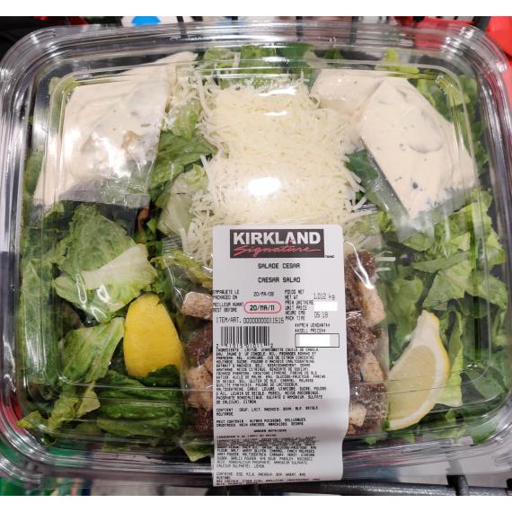 Kirkland Signature Caesar Salad, 1 kg ( +/- 50 gr)