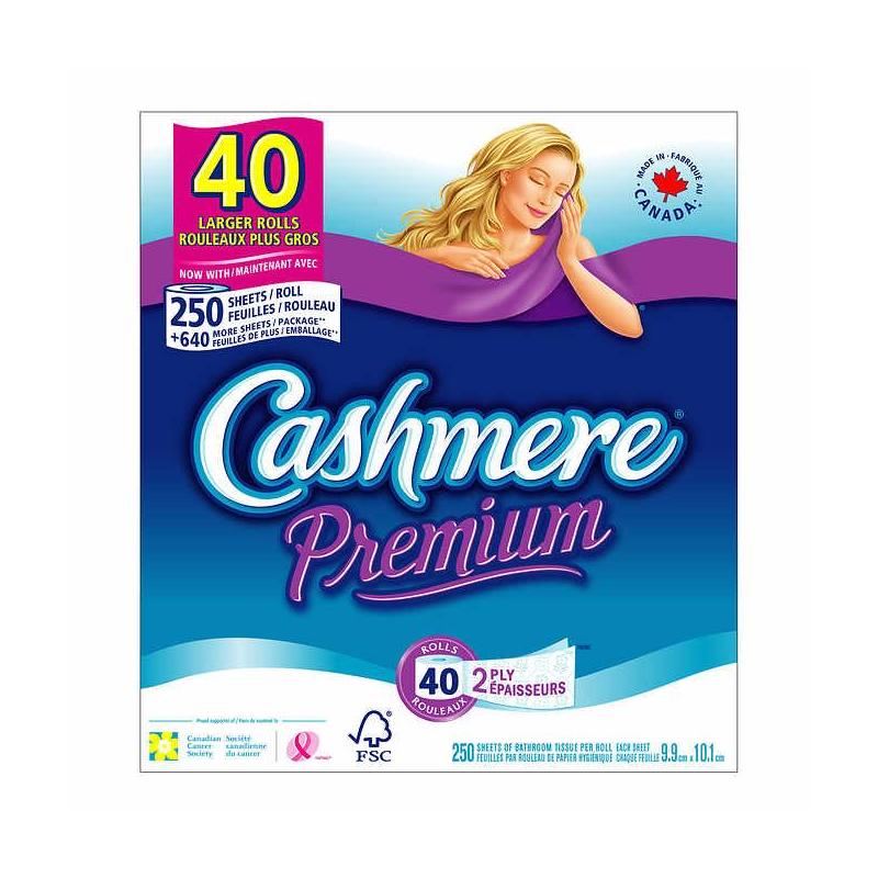 Cashmere Premium 2ply Bathroom Tissue, toilet paper, 40pack Deliver