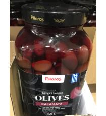 Pilaros Kalamata Whole Olives, 1.5 L