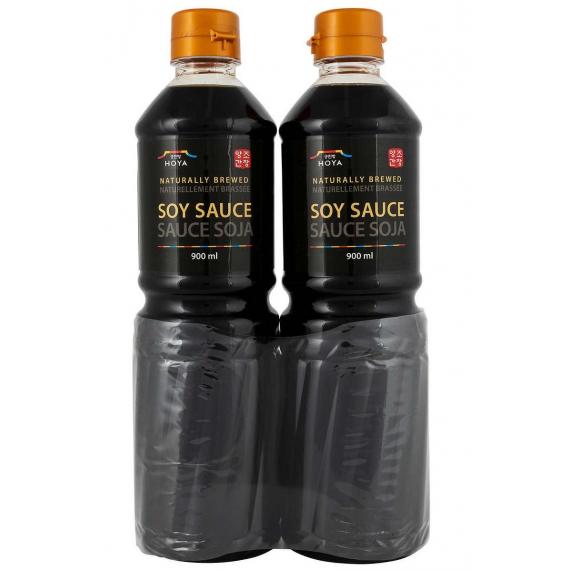 HO - YA Bouteille de sauce soja, 2 × 900 ml