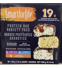 Smart for Life Barres Proteinees Assorties 18 x 50 g