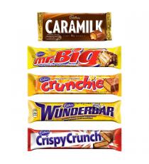 Cadbury variety bars, 18