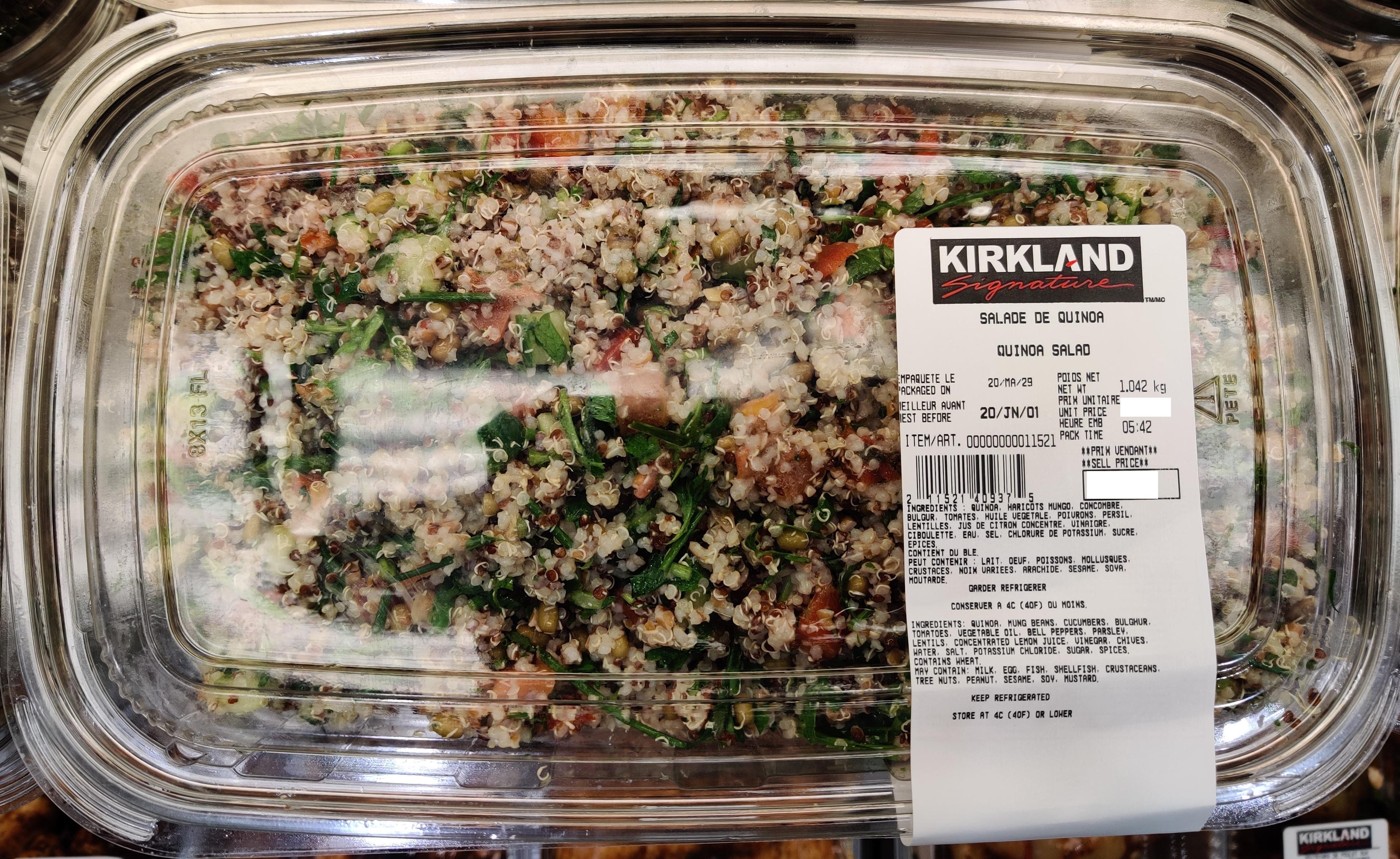 Kirkland Signature Quinoa Salad Calories Hotsell