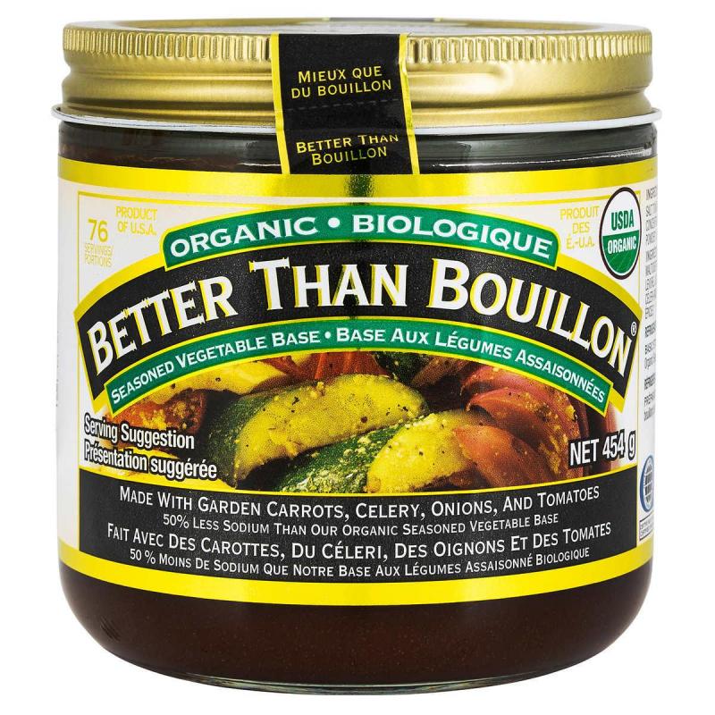 Better Than Bouillon Organic Seasoned Vegetable Base, 454 g Deliver