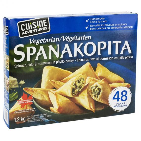 Cuisine Adventures - Spanakopita surgelé Paquet de 48