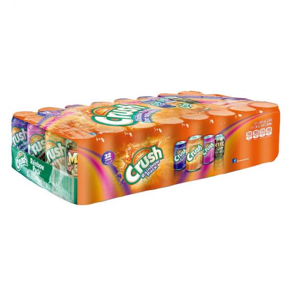 Crush Rainbow Pack Emb. multicolors, 32 x 355 ml